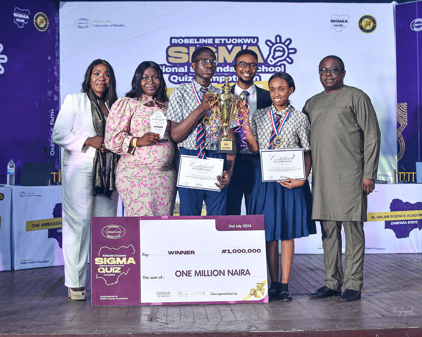 Roseline Etuokwu Quiz Competition